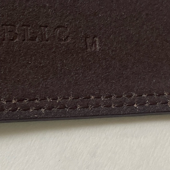Banana Republic Genuine Patent Leather Brown Wide Belt Size M main image 9